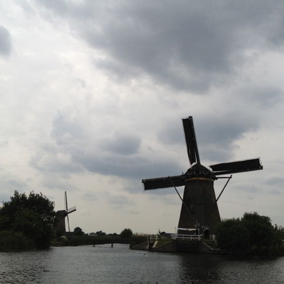 That’s right, the windmill becomes so dark that it’s almost black ... That’s right, the windmill becomes so dark that it’s almost black ...
