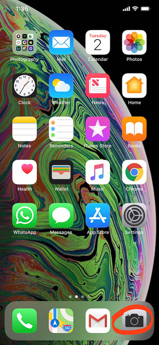 Iphone xs caméra 108